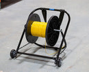 Steel Cable Caddy with Wheels & Pull Strap, 21" Wide