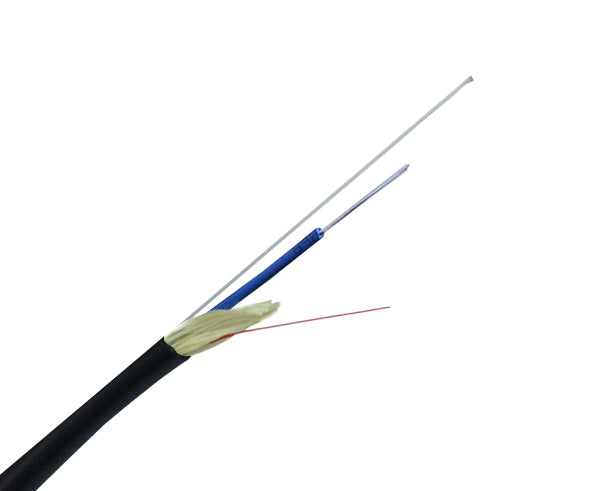 Loose Tube Plenum Fiber Optic Cable, Multimode 10 Gig OM4, Corning Fiber, Indoor/Outdoor