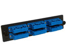 12-Strand Pre-Loaded Single Mode SC Slide-Out 1U Fiber Patch Panel with Unjacketed Pigtail Bundle