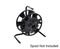 MARS Deployable Fiber Optic Cable Tripod Reel with Brake, 300m, Ez-Fold, Powder Coat Black