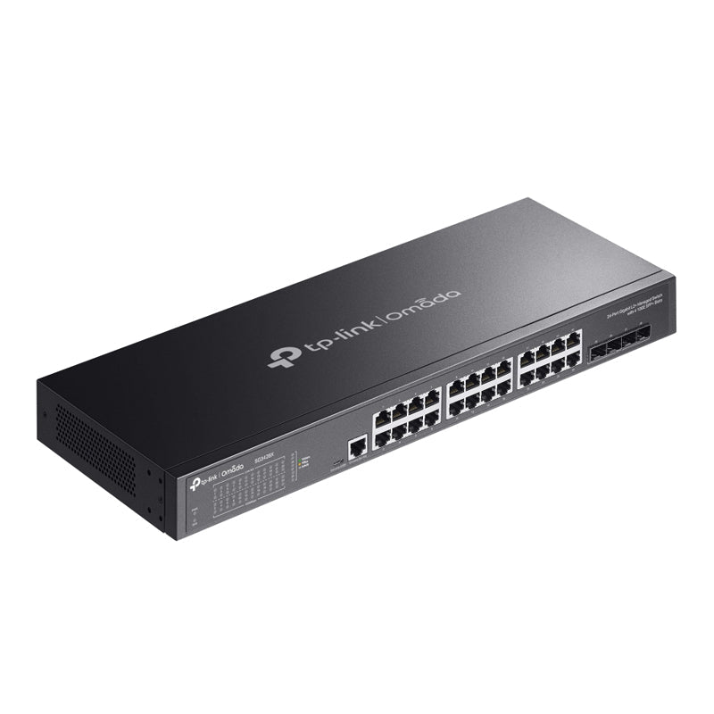 SG3428X, Omada 24-Port Gigabit L2+ Managed Switch with 4 10GE SFP+ Slots