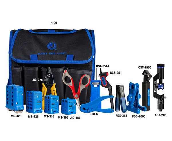 Fiber Optic Mid Span Slit & Ring Tool Kit+