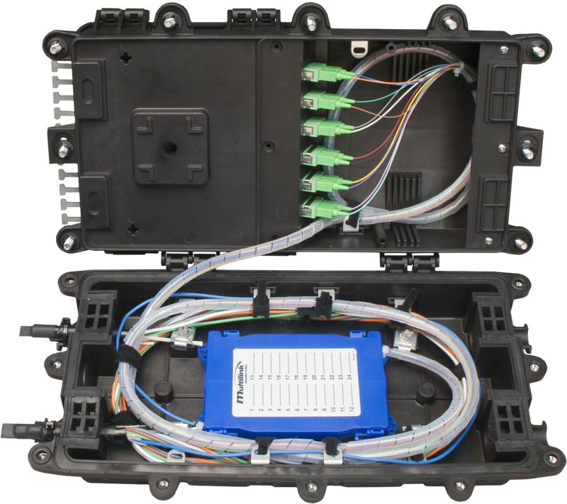 Outdoor Aerial Fiber Optical Cross Connect Splicing Terminal