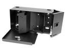 Added Security Fiber Wall Mount Enclosure, 1 Splice Tray & 2 Panel Capacity, Black