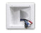 Recessed Media Plate w/ Duplex Receptacle - White - Primus Cable