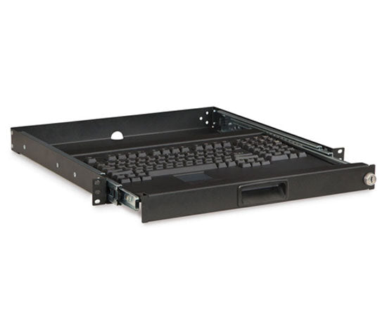 Network Rack, Keyboard Tray, 1U, 2 Post