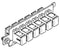 High Density Fiber Adapter Plate, Multimode/Single Mode, 6 SC Simplex Couplers