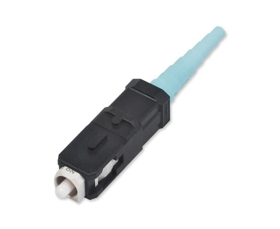 UniCam High-Performance SC Connector, Multimode 50/125 10 Gig, Ceramic Ferrule, Single Pack