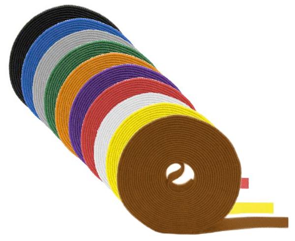 Wrap Strap, Hook and Loop Fastener, 3/4" x 75'