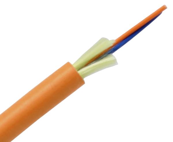 2 Strand Distribution Fiber Corning Glass Multi Mode 62.5/125 Riser Indoor OFNR Tight Buffer