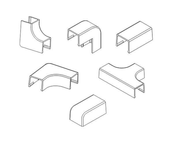 E-Z Duct Connector Combo Pack (For E-Z-58 Raceways)