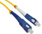 Fiber Optic Patch Cable, SC to SC, Single Mode 9/125, Duplex