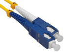 Fiber Optic Patch Cable, SC to SC, Single Mode 9/125, Duplex