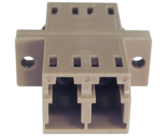 Fiber Optic Adapter, Multimode, LC Duplex Adapter