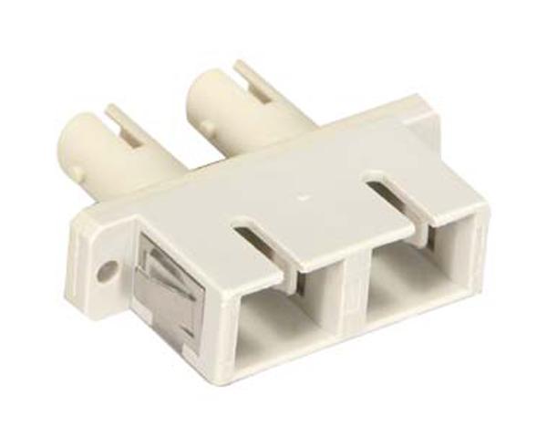 ST-SC Duplex Multimode Fiber Adapter/Coupler