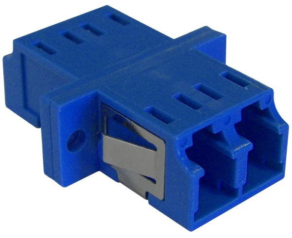 LC Duplex Single Mode Fiber Adapter/Coupler with SC Simplex Footprint