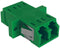 LC Duplex Single Mode Fiber Adapter/Coupler with SC Simplex Footprint