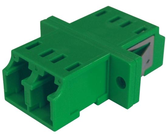 Fiber Optic Adapter, Single Mode, LC/APC Duplex Adapter