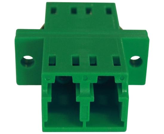 Fiber Optic Adapter, Single Mode, LC/APC Duplex Adapter