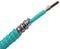 Armored Distribution, Riser Fiber Optic Cable, Multimode, OM4, Corning Fiber, Indoor, OFCR (Per Foot)