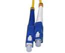 Fiber Optic Patch Cable, SC to ST, Single Mode 9/125, Duplex