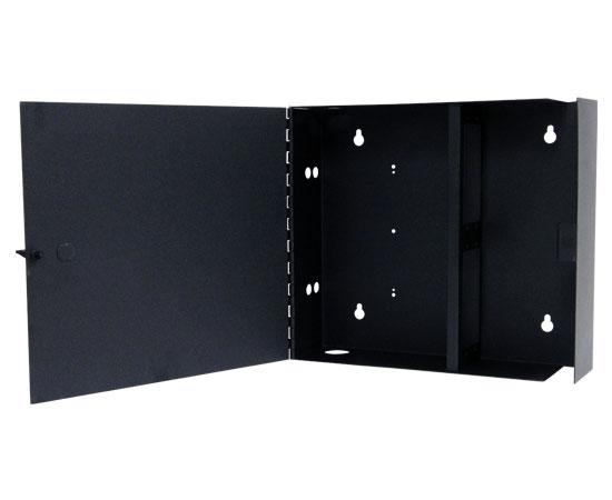 Single Outer Door Fiber Wall Mount Enclosure, 4 Splice Tray & 4 Panel Capacity