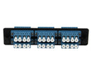 Fiber Adapter Panel, Single Mode, 6 LC/UPC Quad Couplers