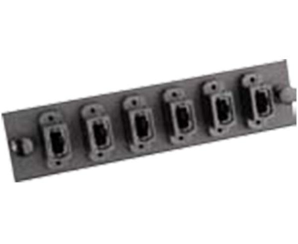 Fiber Adapter Panel, Single Mode, MTP, 6 Port