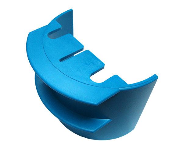 Half Round Spool - 1.75" Bend Radius - Blue