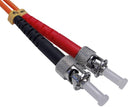 Fiber Optic Patch Cable, ST to ST, Multimode 62.5/125 OM1, Duplex