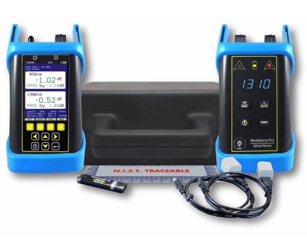 Installer Series Optical Loss Test Kit, Quad with 850/1300/1310/1550nm Light Source - Primus Cable