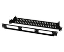 Adjustable Rack Mount LGX Fiber Patch Panel Housing with Rear Cable Support, 1U