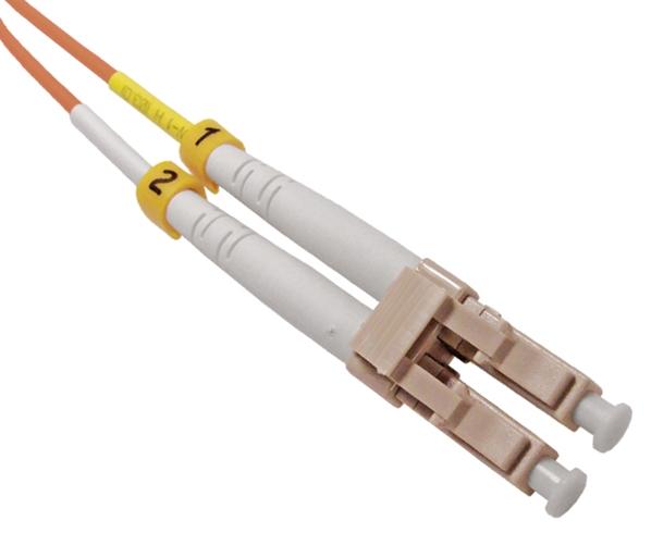 Fiber Optic Patch Cable, LC-LC, Multimode 62.5/125 OM1, Duplex