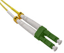 Fiber Optic Patch Cable, LC/APC to LC/APC, Single Mode 9/125, Duplex