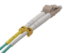 Fiber Optic Patch Cable, LC to LC, 10 Gig Multimode 50/125 OM4, Duplex