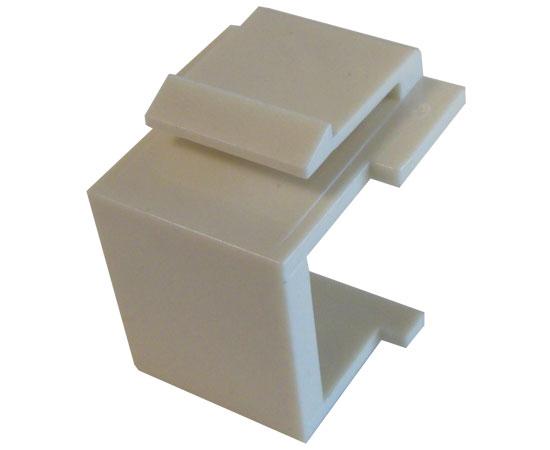 Blank Keystone Insert, Snap In - ivory