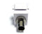 Fiber Keystone Jack, Single Mode, ST Simplex, High Density, White