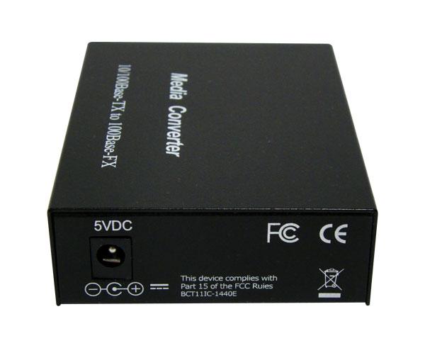 Media Converter, Multimode, Fast Ethernet, 2K, RJ45-ST, 10/100Mbps Ethernet