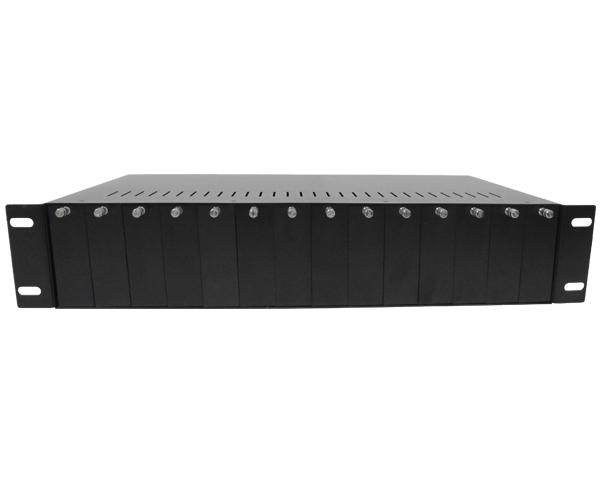 Media Converter Rackmount Chassis, 14 Slots