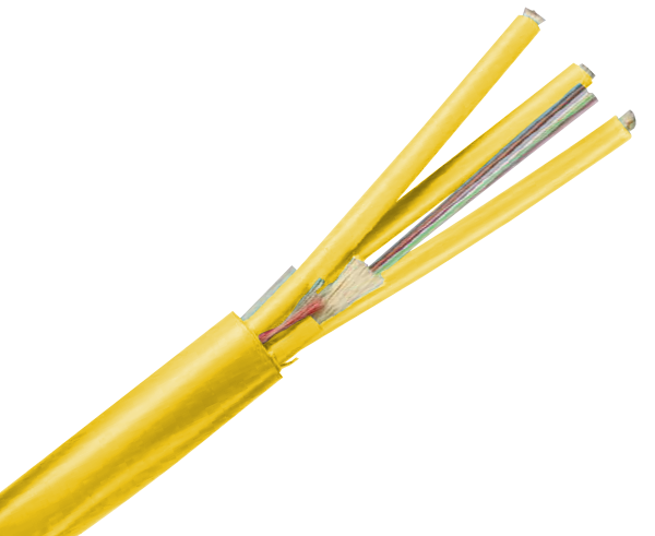 Fiber Optic Cable, Single Mode, 9/125, Corning Fiber, Indoor Micro-Distribution, Riser