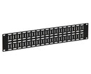 Flat Cable Lacing Panel, 1U, 2U