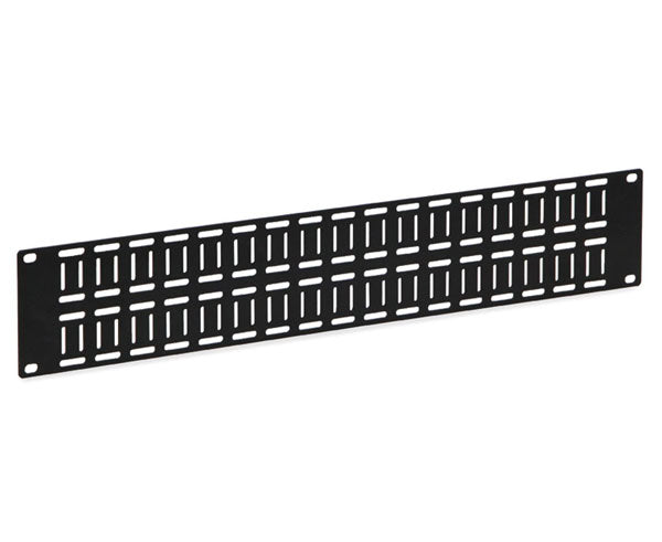 Flat Cable Lacing Panel, 1U, 2U