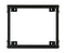 Network Rack, 18" Deep Open Frame Wall Rack