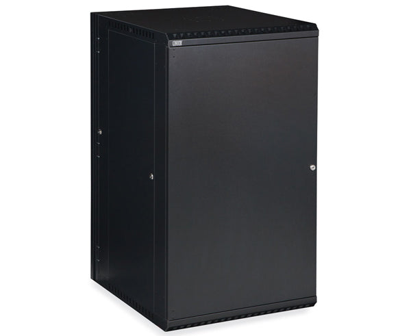 Network Rack, Swing-Out Wall Mount Enclosure, Solid Door - 22U