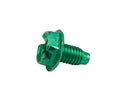 10-32 Ground Screws, 3/8" Green - 100 Pack