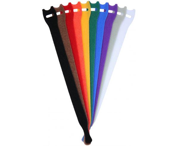 Lite Cable Tie, Hook and loop, 10 pack, 1/2" x 12" 