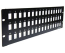 Blank Keystone Network 12-Port / 16-Port / 24-Port / 32-Port / 48-Port Patch Panel, 1U / 2U /3U Rack Mount