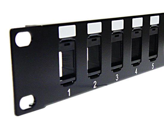 Blank Keystone Network 16-Port / 48-Port Patch Panel, 1U / 2U High Density Rack Mount