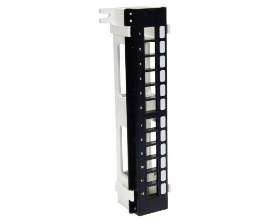 ICC Vertical HD Blank Patch Panel, front top 2 of 8