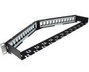 Shielded High Density Blank Angled Keystone 24-Port / 1U, 48-Port / 2U Patch Panel